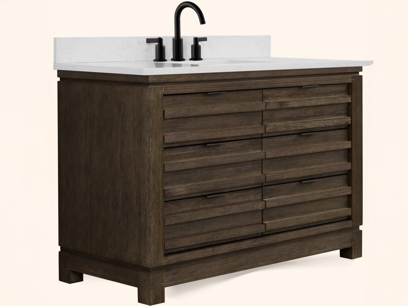 Legion Furniture Wh Series Brown Vanity