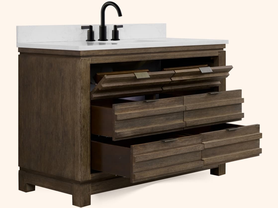 Legion Furniture Wh Series Brown Vanity