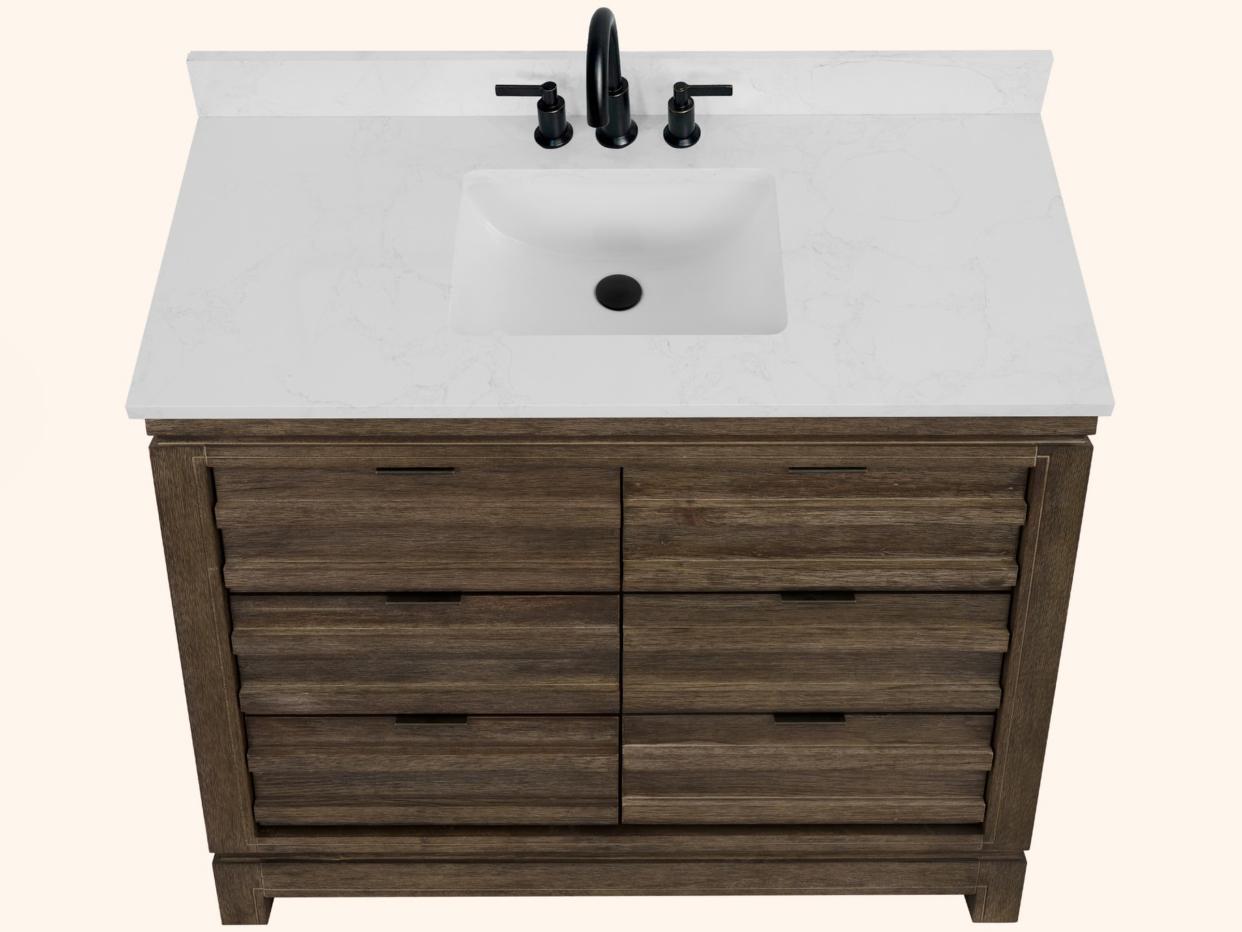 Legion Furniture Wh Series Brown Vanity
