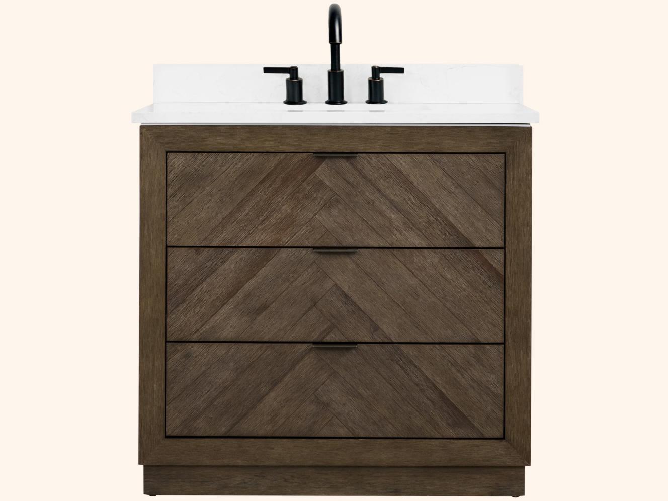Legion Furniture Wh Series Brown Vanity