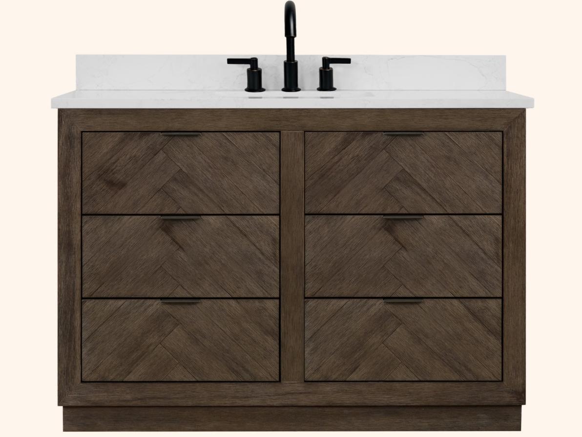 Legion Furniture Wh Series Brown Vanity