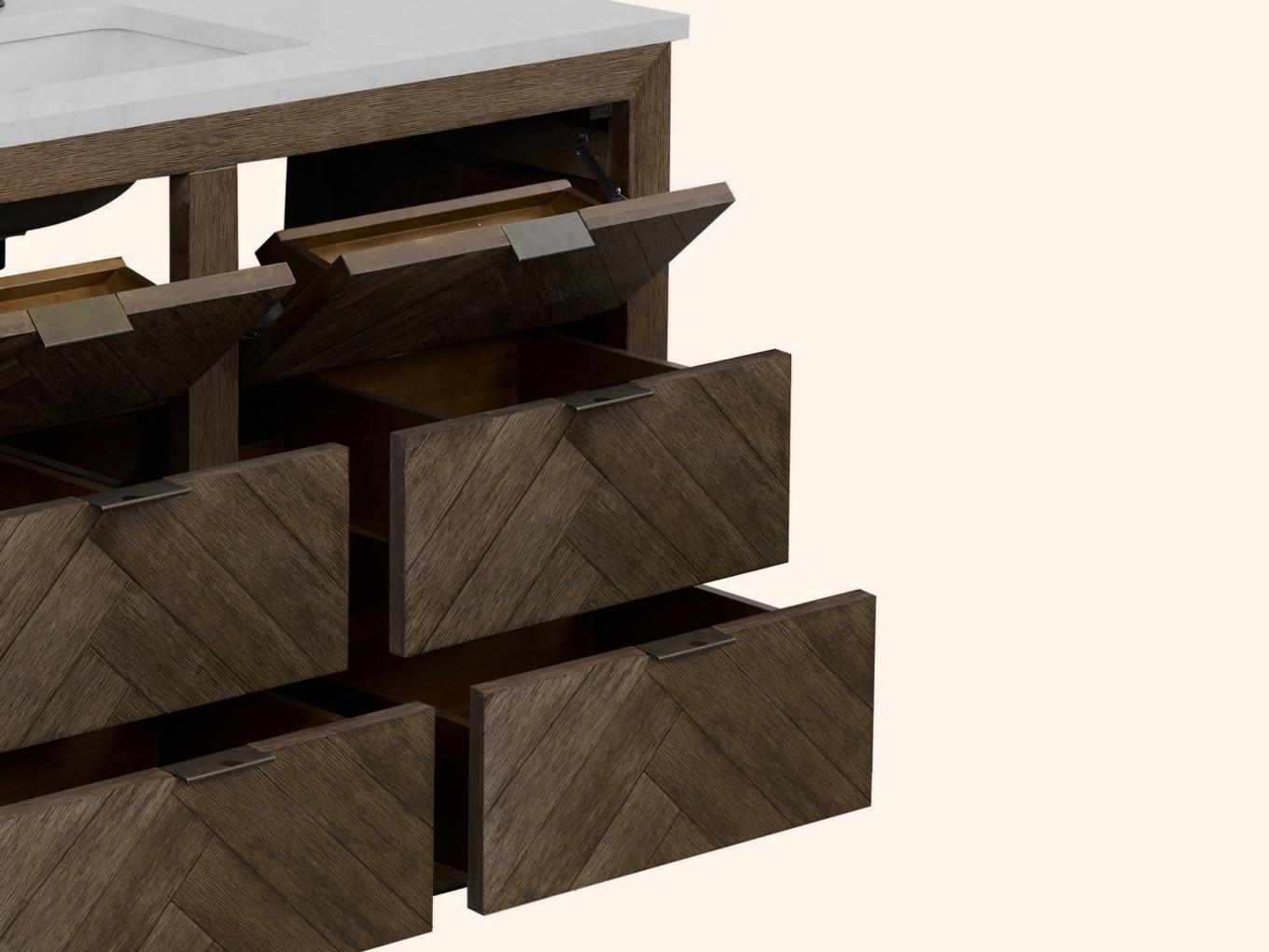 Legion Furniture Wh Series Brown Vanity