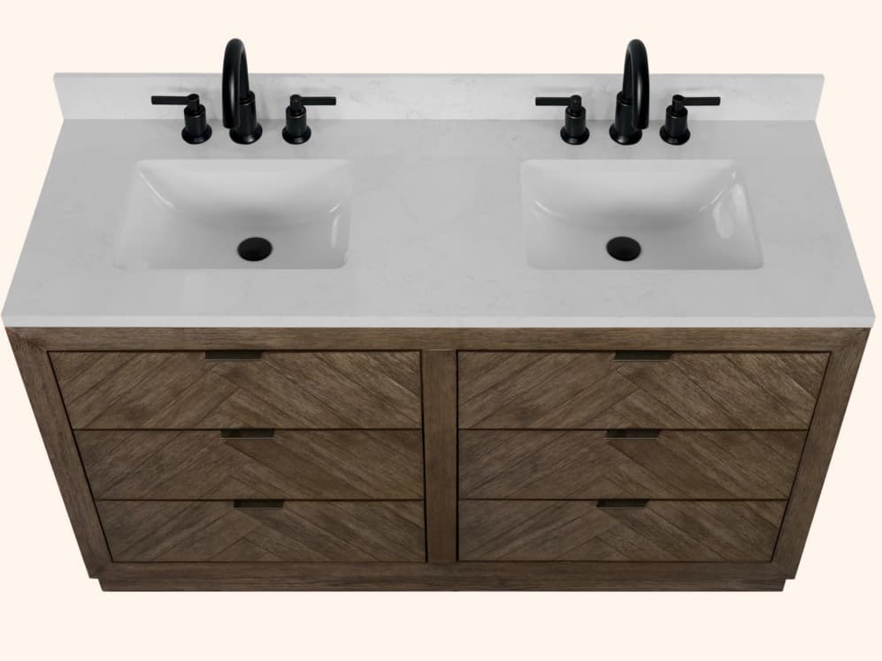 Legion Furniture Wh Series Brown Vanity