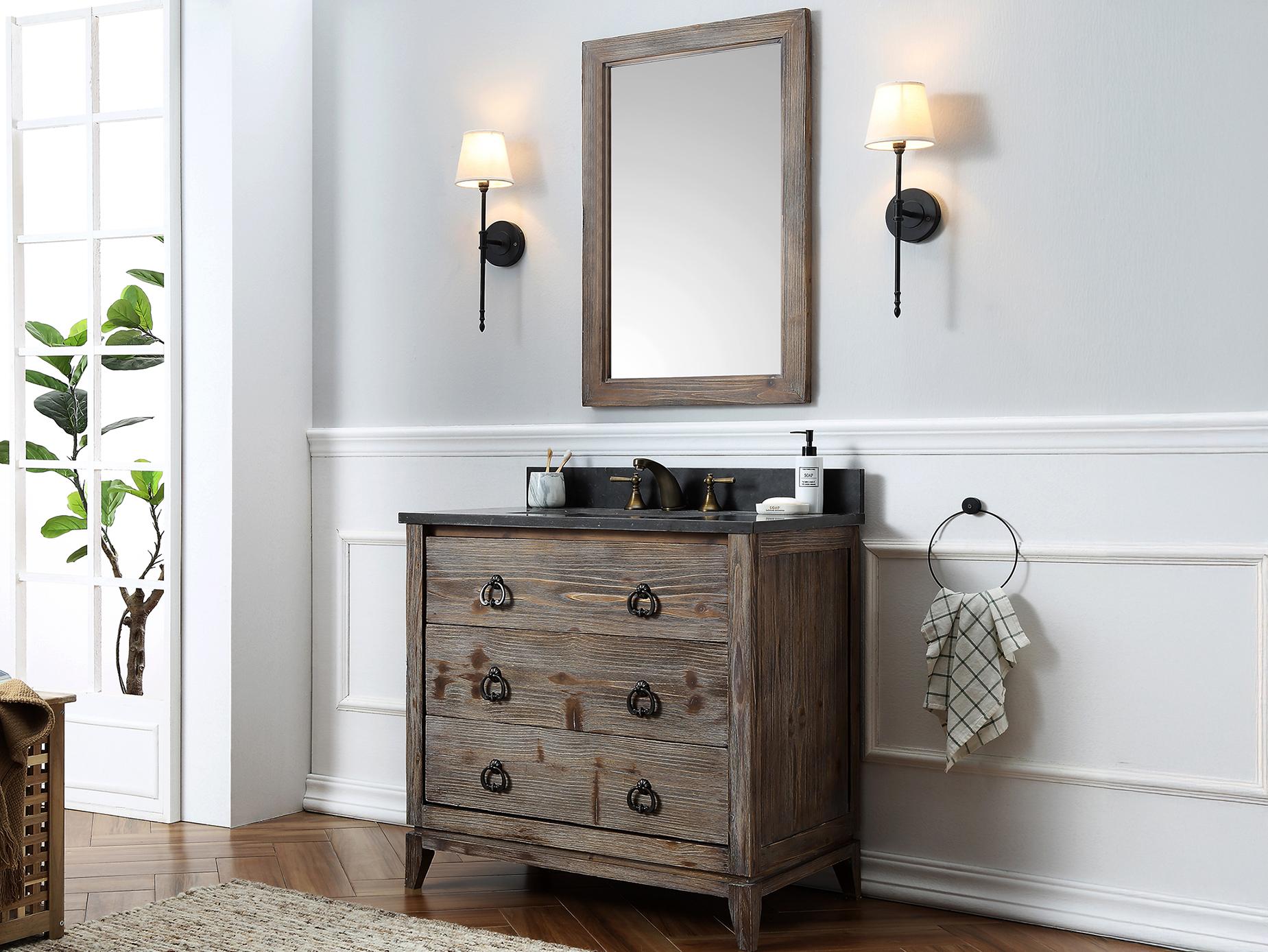 Legion Furniture Wh Series Brown Vanity