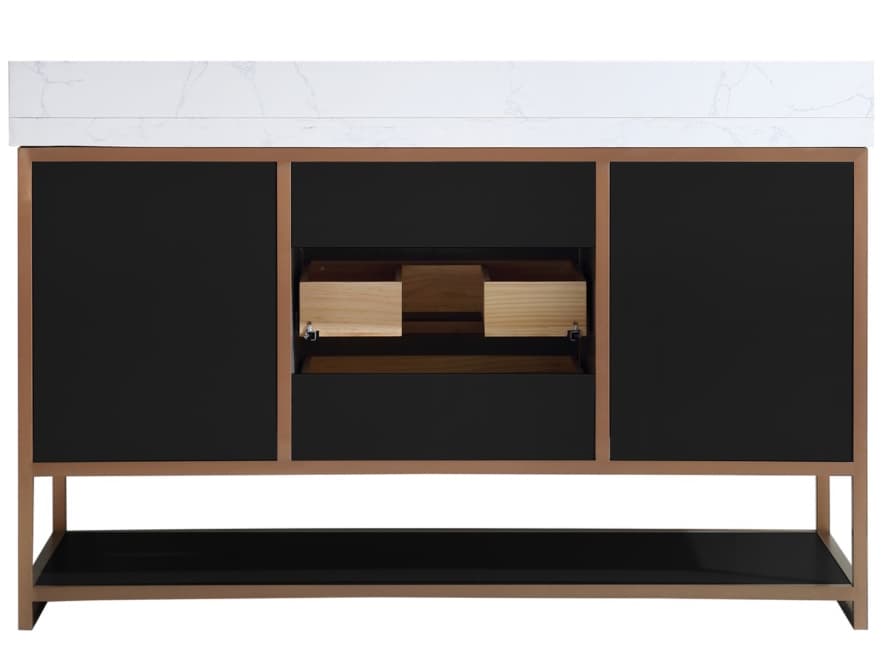 Legion Furniture Wk Series Tricorn Black Vanity