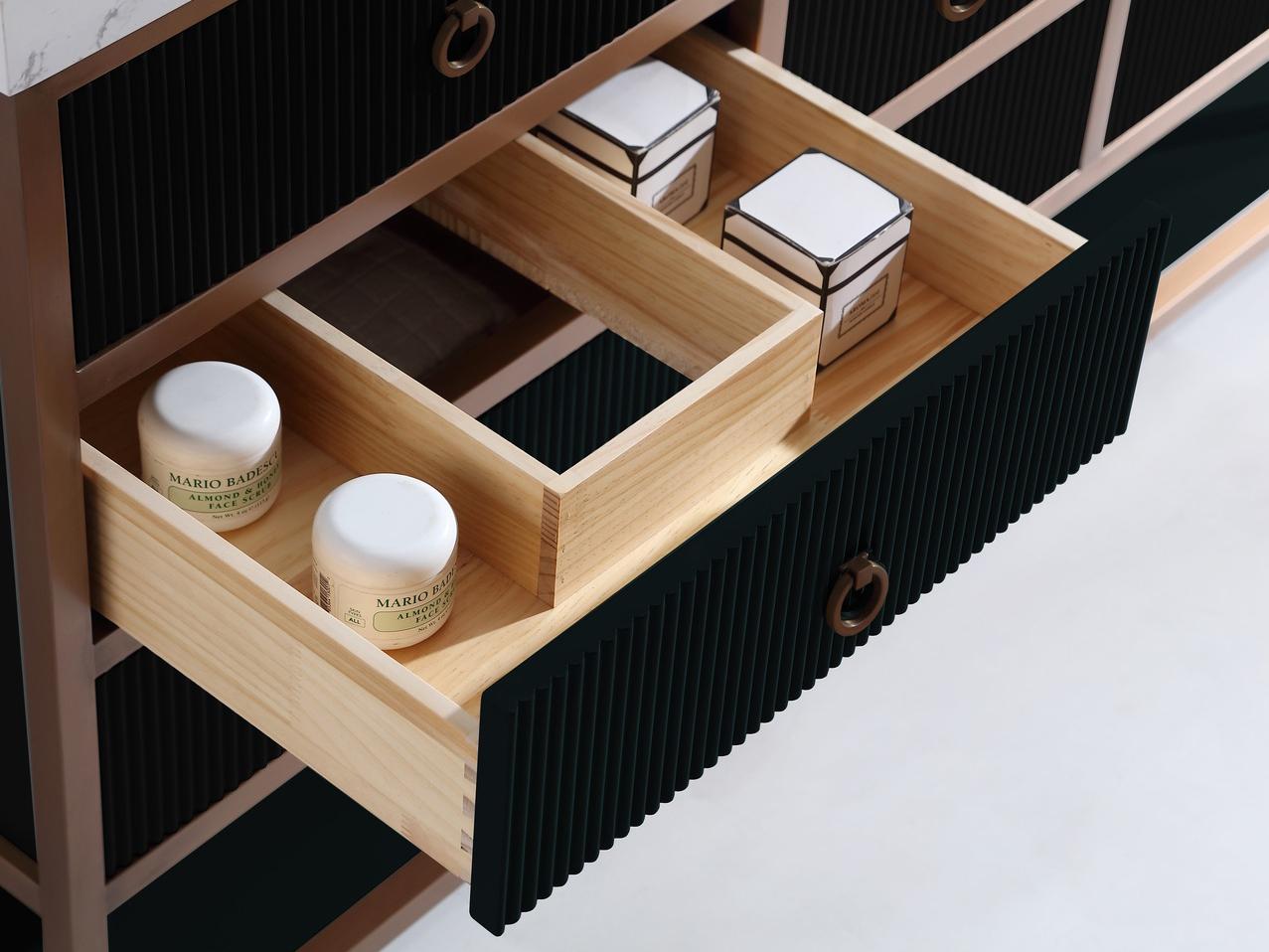 Legion Furniture Wk Series Tricorn Black Vanity