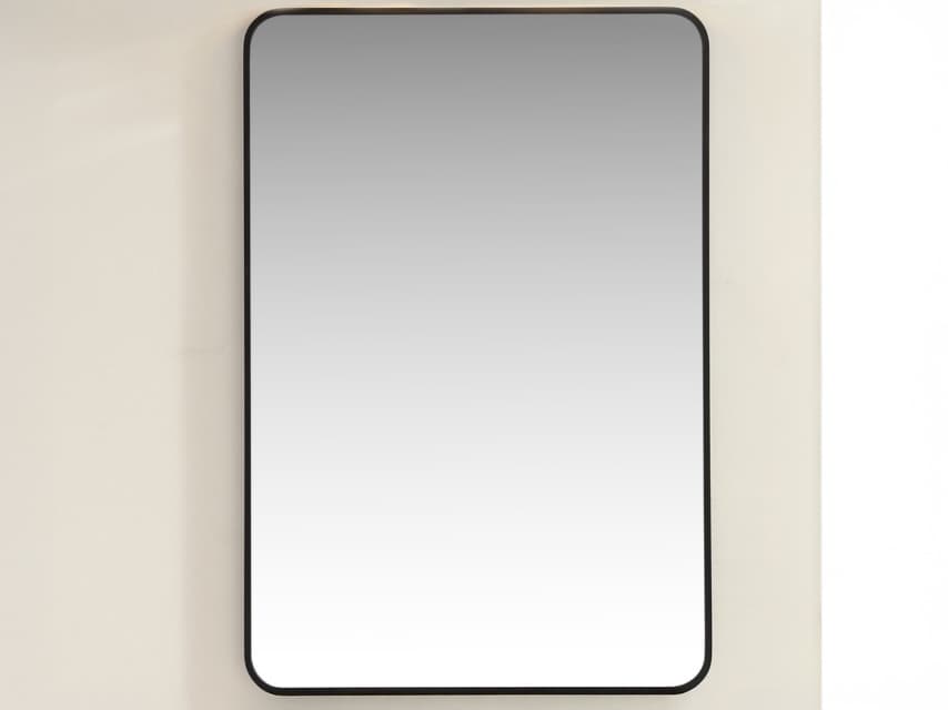 Legion Furniture Wk Series Oil Rubbled Black Wall Mirror Rectangular