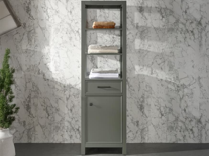 Legion Furniture Wlf Series Pewter Green Linen Cabinet