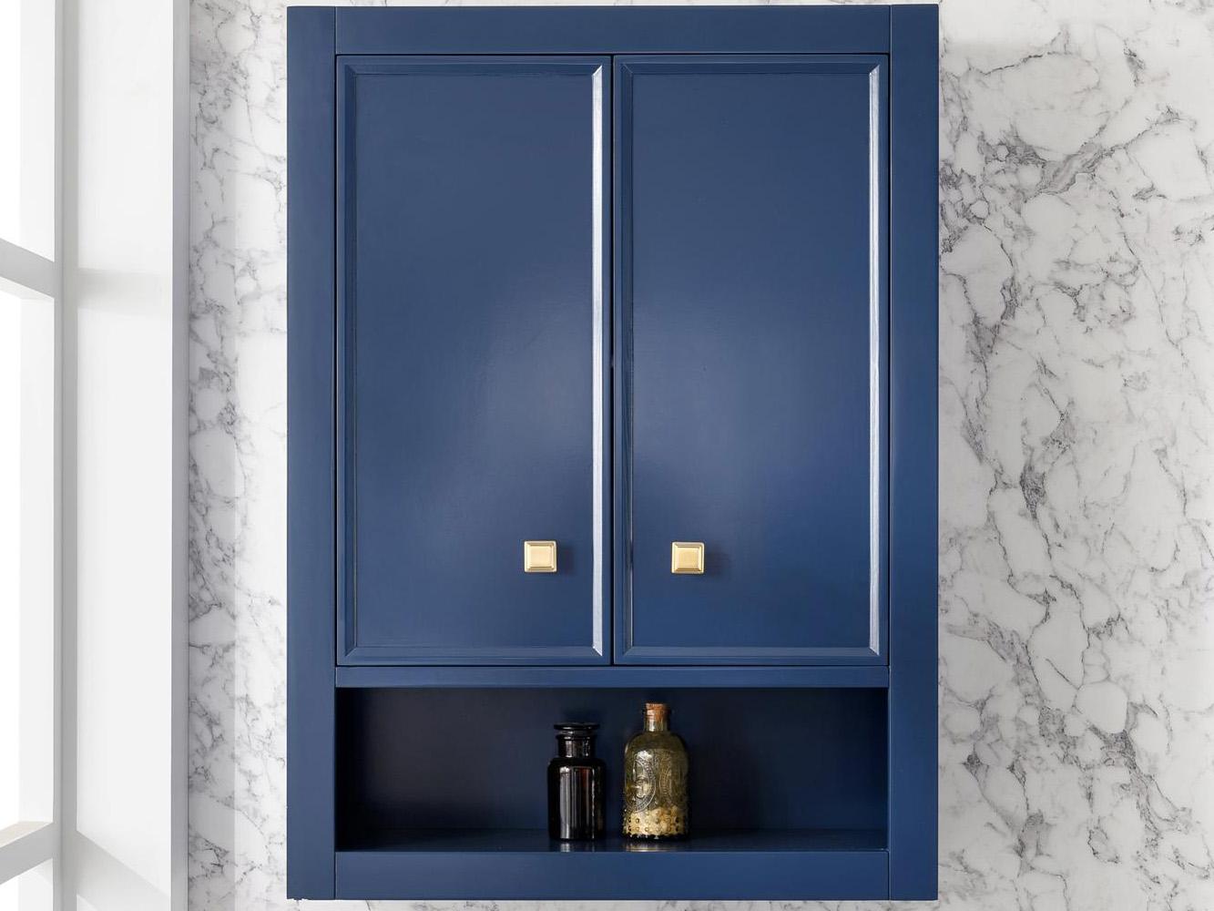 Legion Furniture Wlf Series Blue Toilet Topper Cabinet