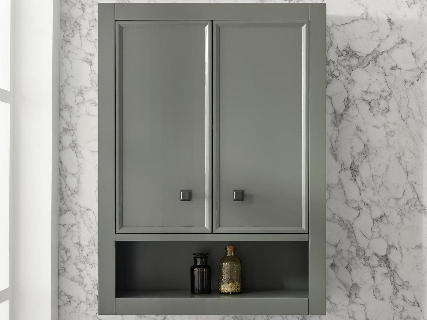 Legion Furniture Wlf Series Pewter Green Toilet Topper Cabinet