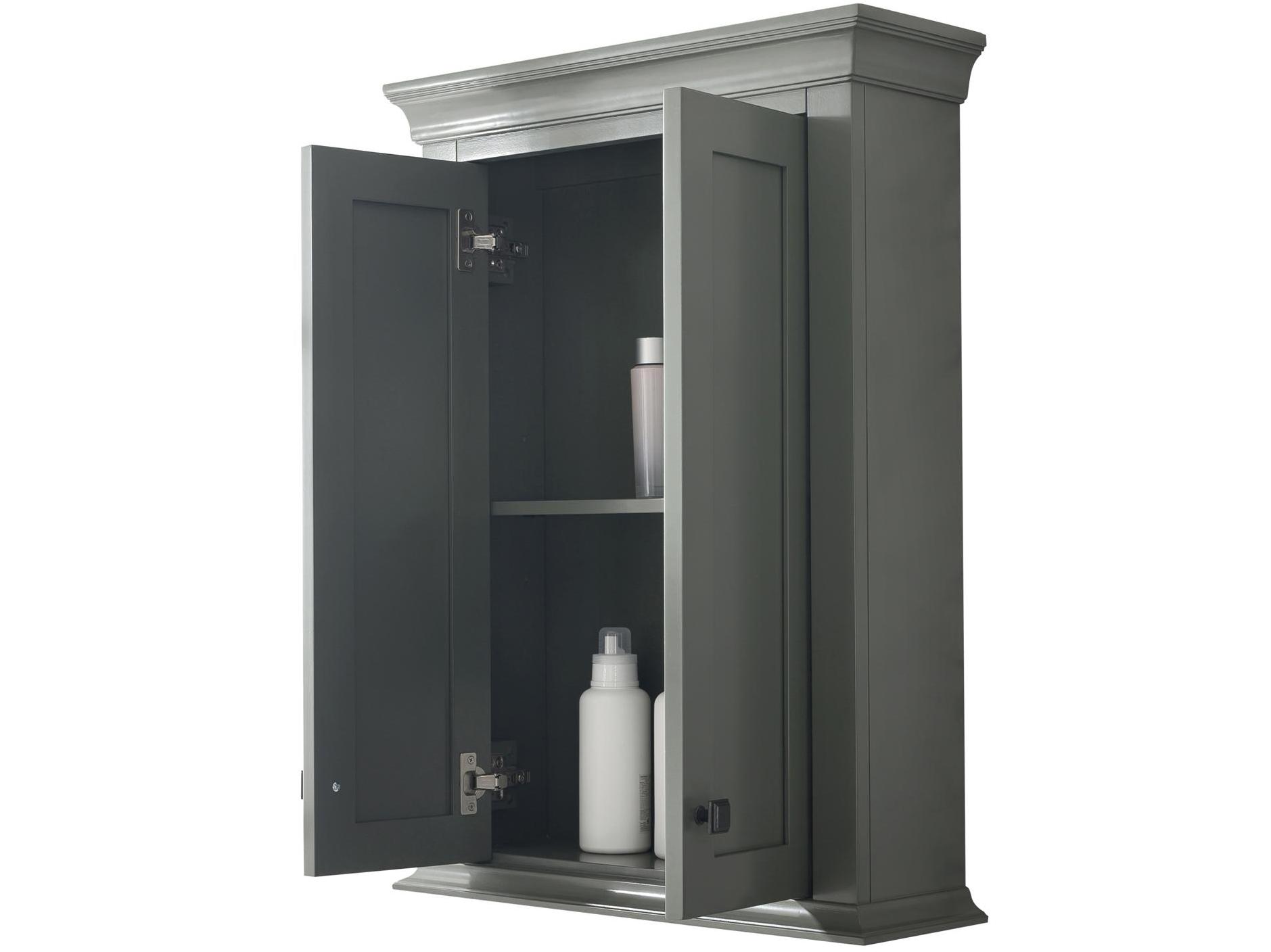 Legion Furniture Wlf Series Pewter Green Toilet Topper Cabinet