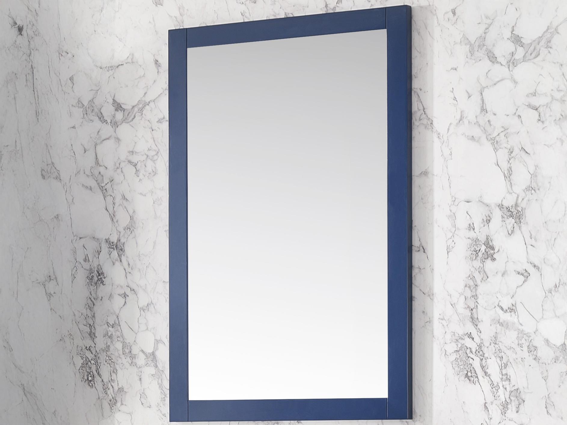 Legion Furniture Wlf Series Blue Wall Mirror Vertical