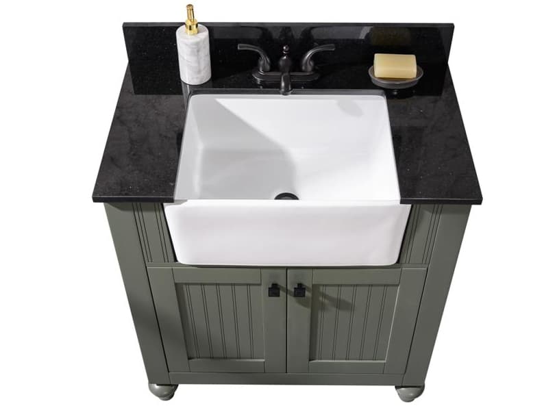 Legion Furniture Wlf Series Sink Vanity Pewter Green