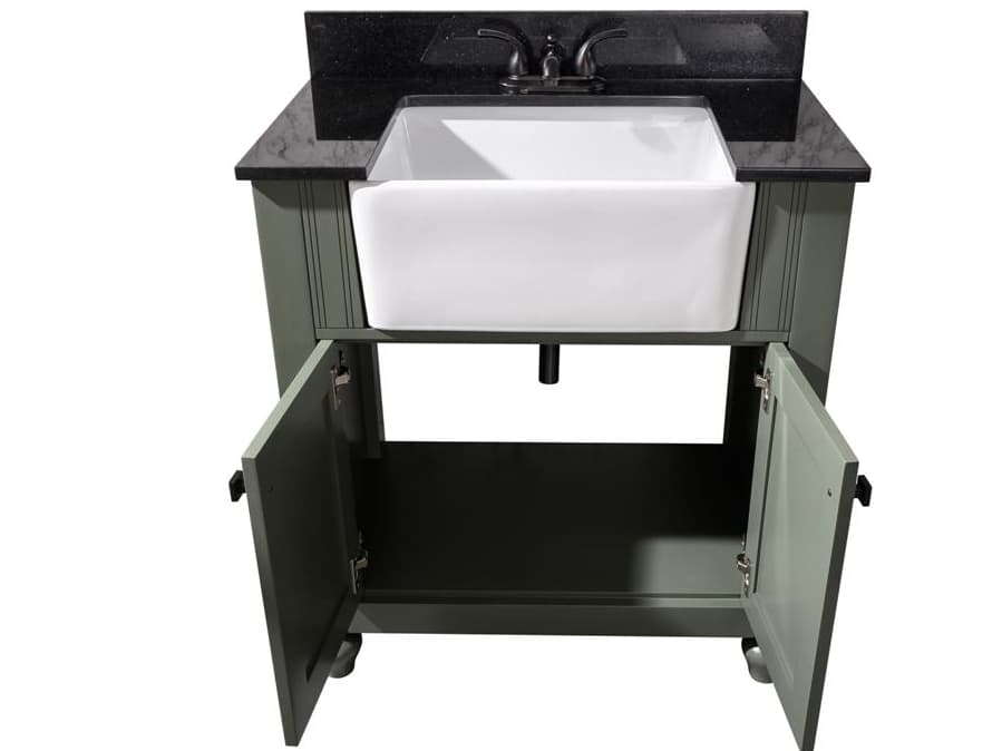 Legion Furniture Wlf Series Sink Vanity Pewter Green