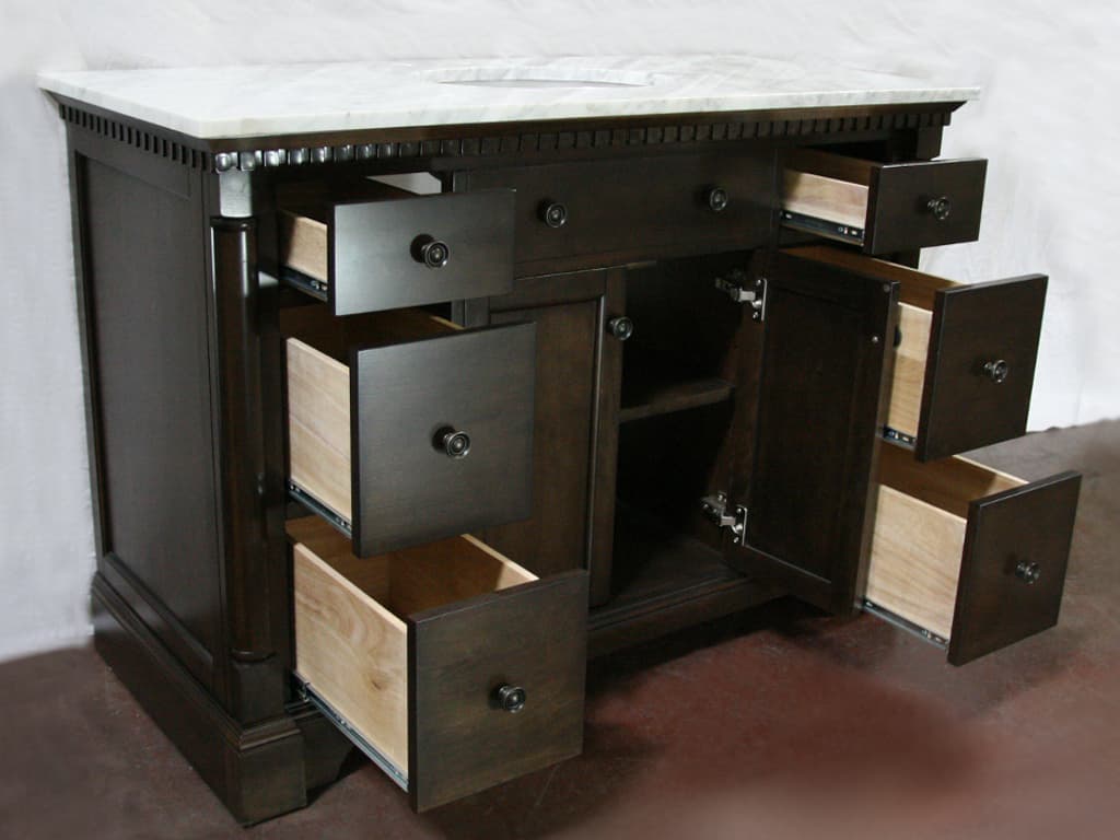 Legion Furniture Wlf Series Sink Vanity Antique Coffee