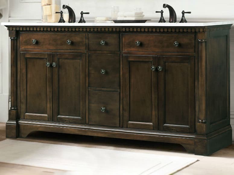 Legion Furniture Wlf Series Sink Vanity Antique Coffee