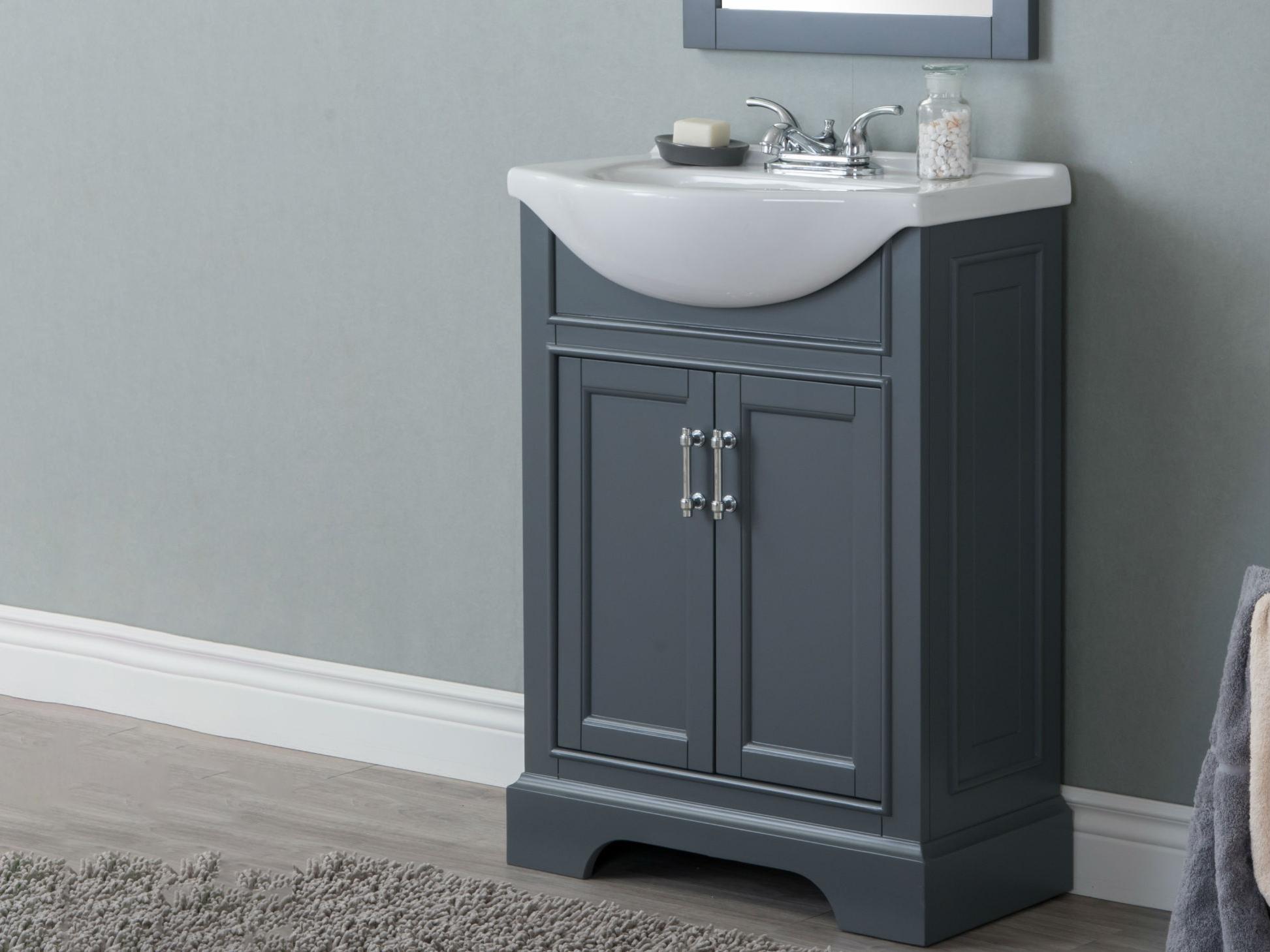 Legion Furniture Wlf Series Sink Vanity Dark Gray