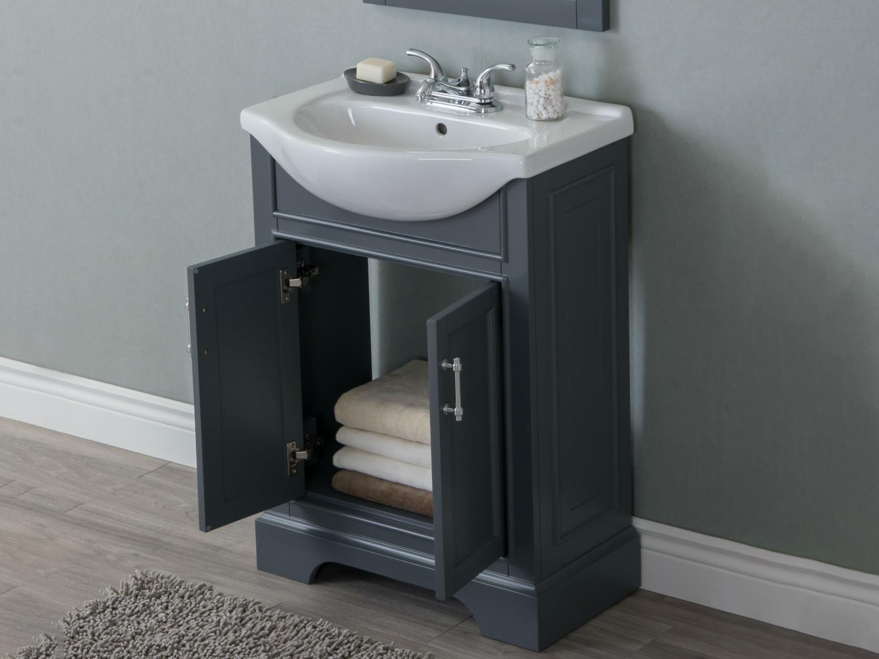 Legion Furniture Wlf Series Sink Vanity Dark Gray