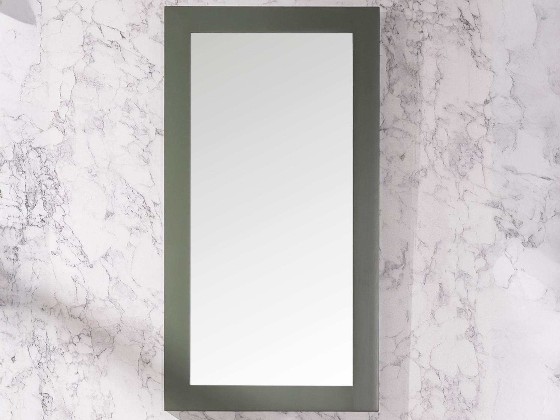 Legion Furniture Wlf Series Vogue Green Wall Mirror Vertical