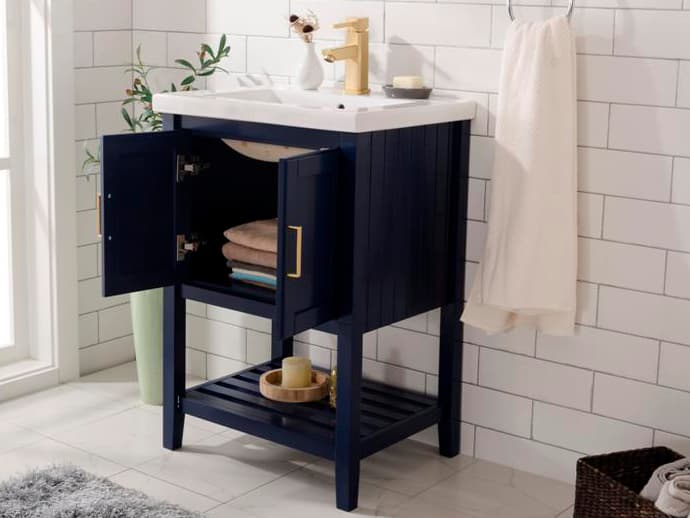 Legion Furniture Wlf Series White Wall Mirror Vertical