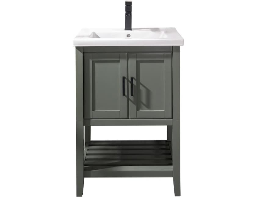 Legion Furniture Wlf Series Pewter Green Vanity