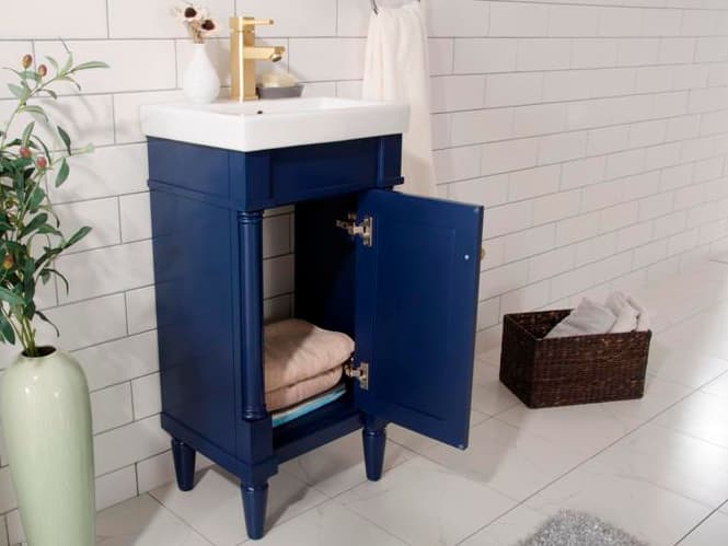 Legion Furniture Wlf Series Blue Vanity