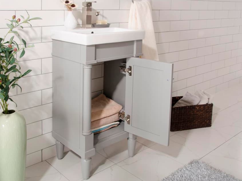 Legion Furniture Wlf Series Gray Vanity