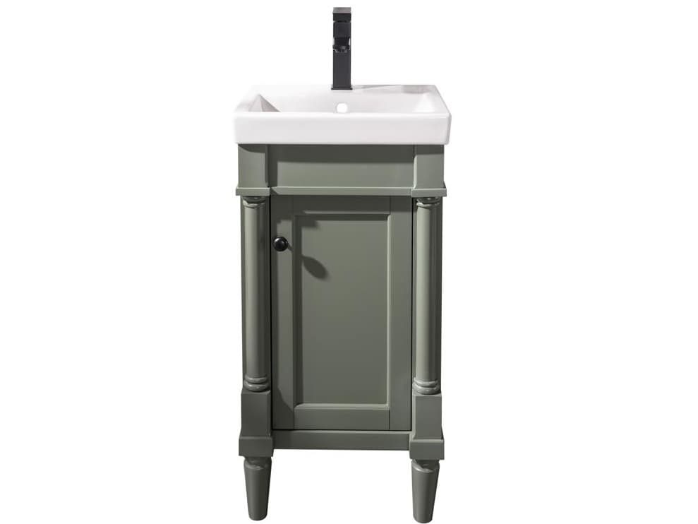 Legion Furniture Wlf Series Pewter Green Vanity