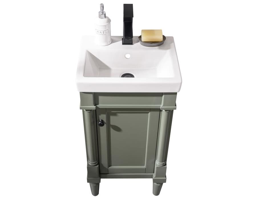 Legion Furniture Wlf Series Pewter Green Vanity