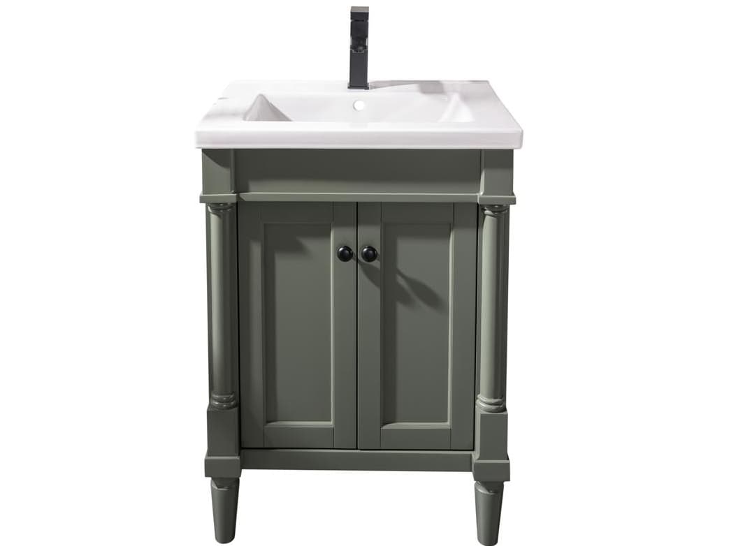 Legion Furniture Wlf Series Pewter Green Vanity