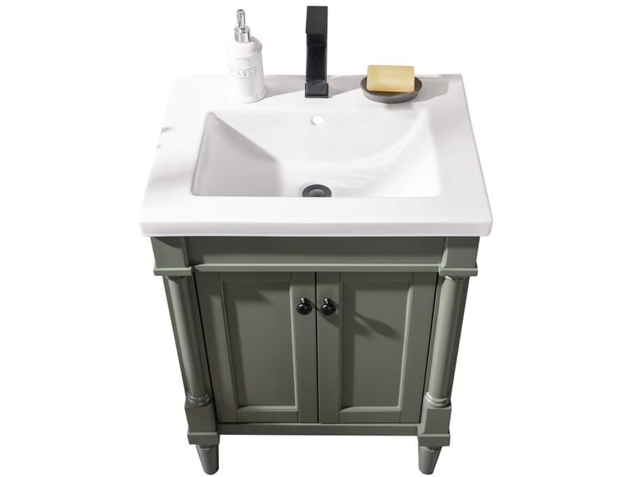 Legion Furniture Wlf Series Pewter Green Vanity