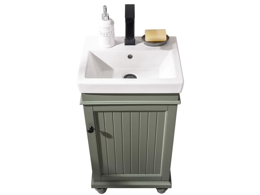 Legion Furniture Wlf Series Pewter Green Vanity