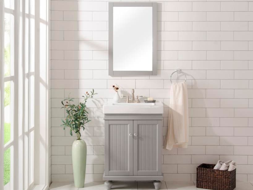 Legion Furniture Wlf Series Gray Vanity