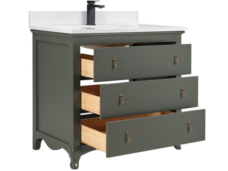 Legion Furniture Ws Series Pewter Green Vanity