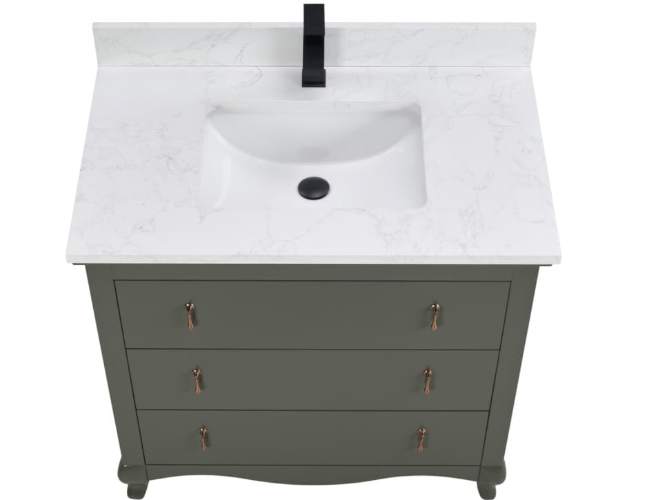 Legion Furniture Ws Series Pewter Green Vanity