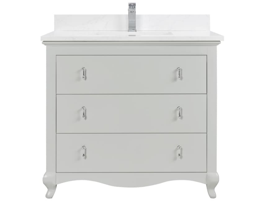 Legion Furniture Ws Series Silver Strand Vanity