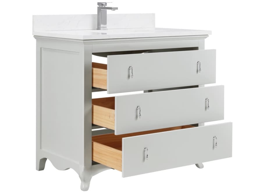 Legion Furniture Ws Series Silver Strand Vanity