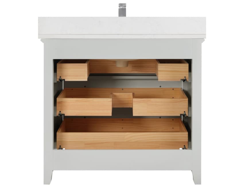 Legion Furniture Ws Series Silver Strand Vanity