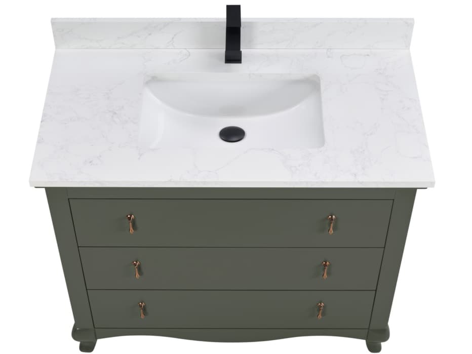 Legion Furniture Ws Series Pewter Green Vanity