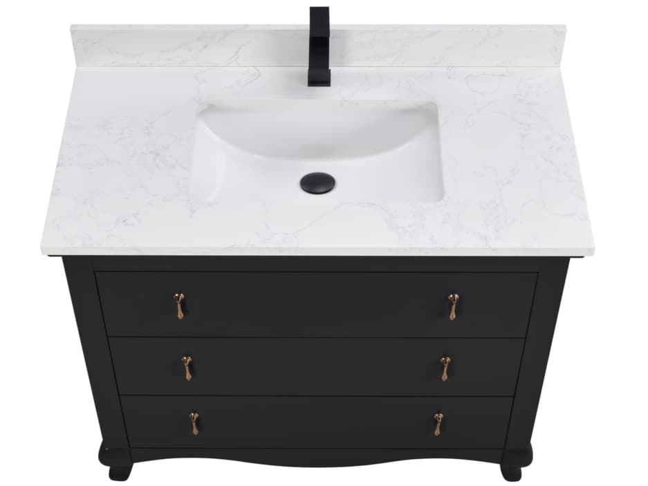 Legion Furniture Ws Series Tricorn Black Vanity