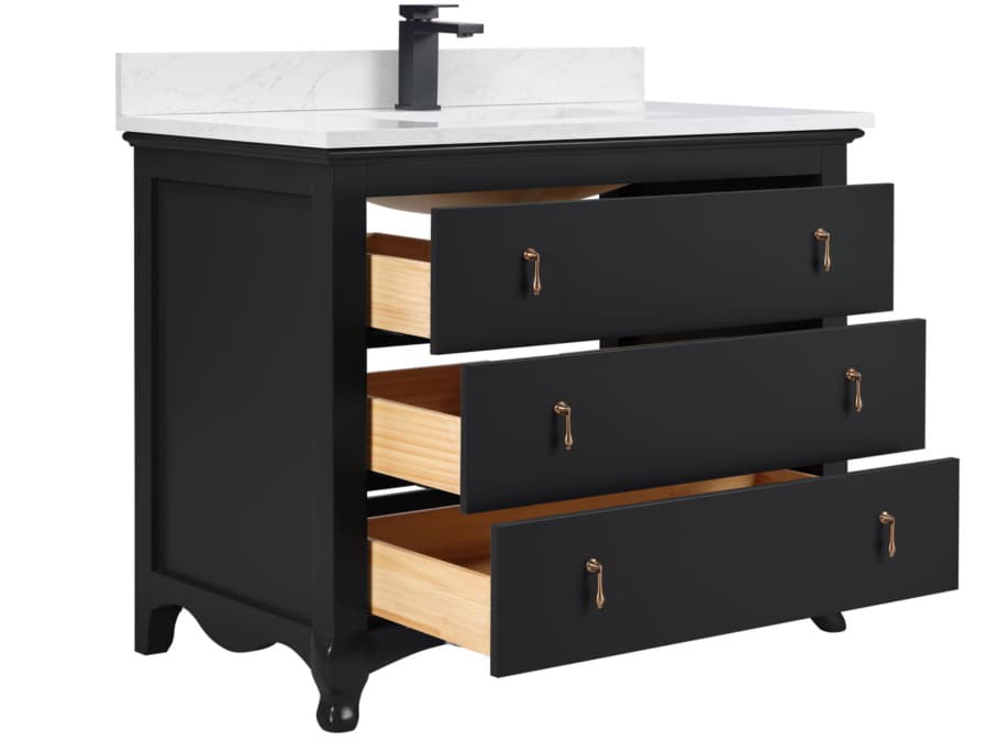 Legion Furniture Ws Series Tricorn Black Vanity
