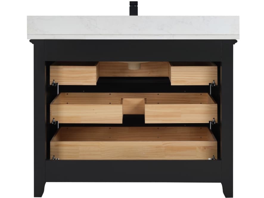 Legion Furniture Ws Series Tricorn Black Vanity