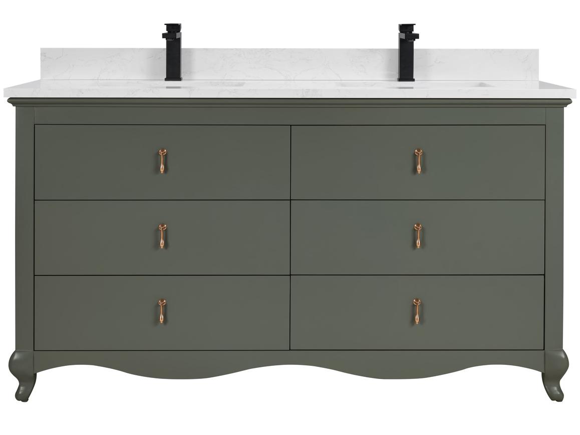 Legion Furniture Ws Series Pewter Green Vanity