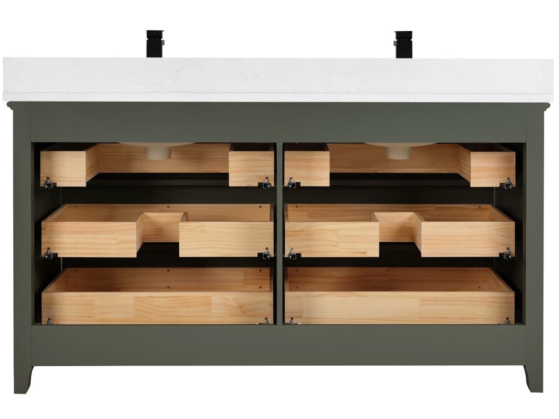 Legion Furniture Ws Series Pewter Green Vanity