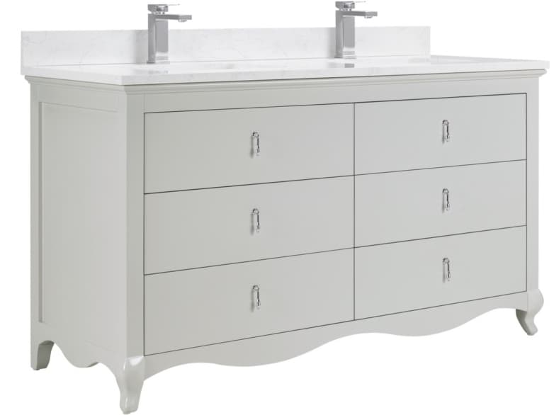 Legion Furniture Ws Series Silver Strand Vanity