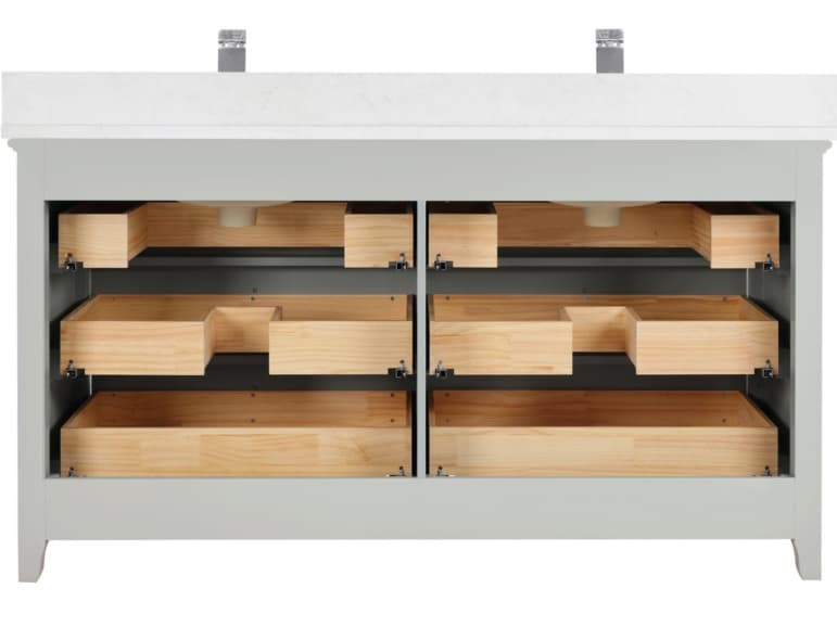 Legion Furniture Ws Series Silver Strand Vanity