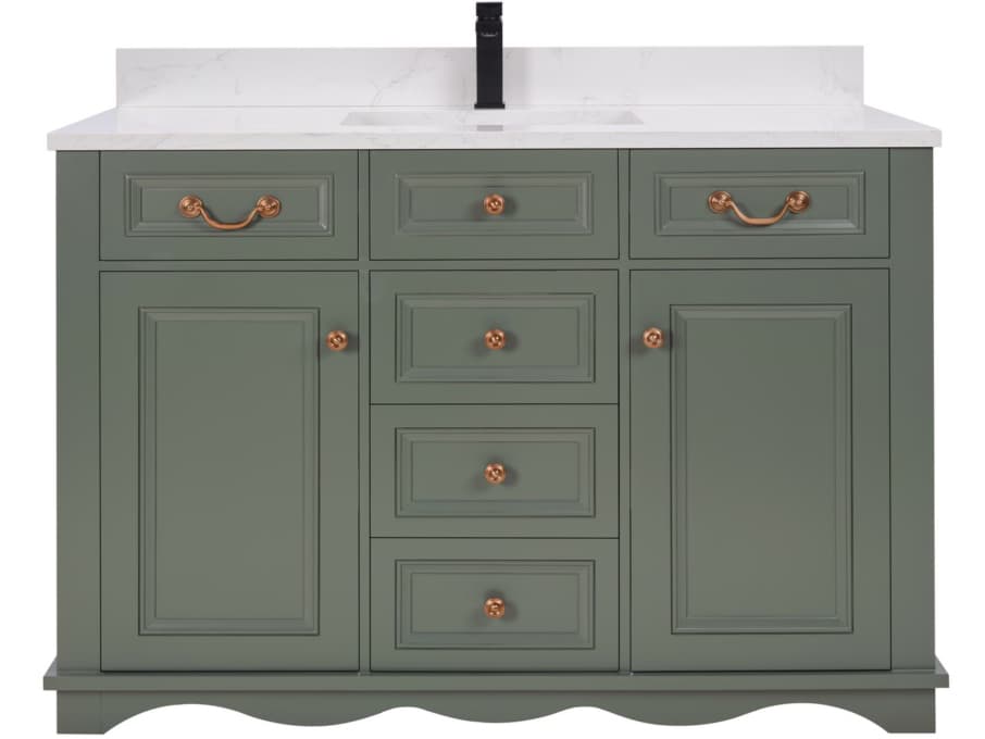 Legion Furniture Ws Series Pewter Green Vanity