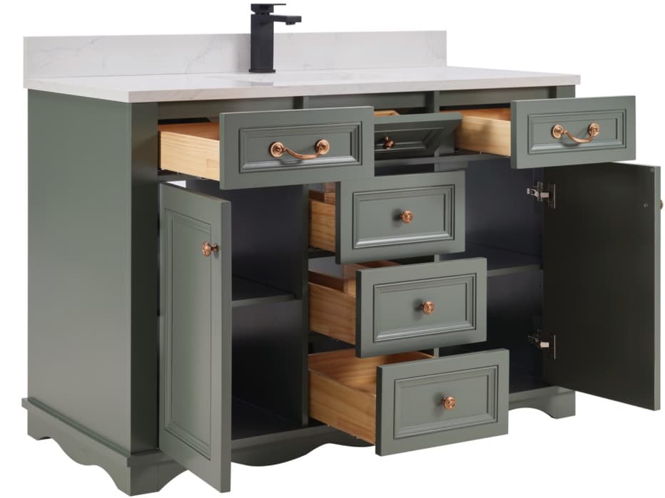 Legion Furniture Ws Series Pewter Green Vanity