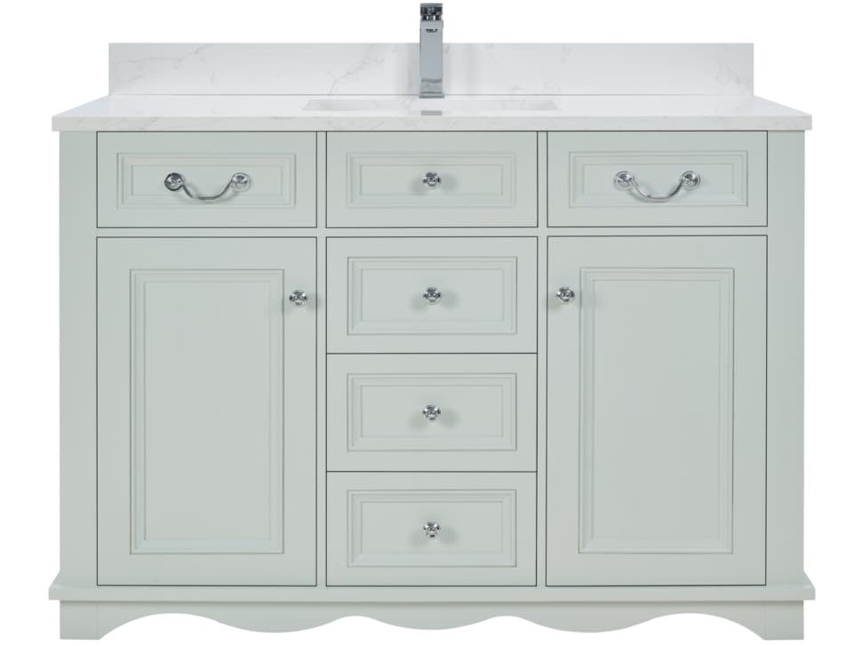 Legion Furniture Ws Series Silver Strand Vanity