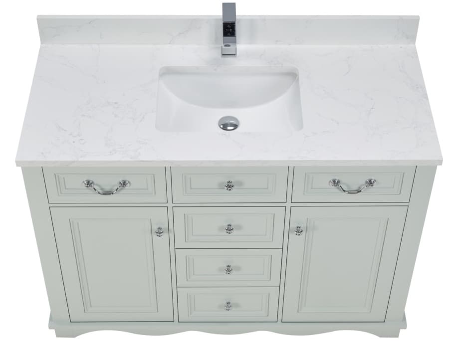 Legion Furniture Ws Series Silver Strand Vanity